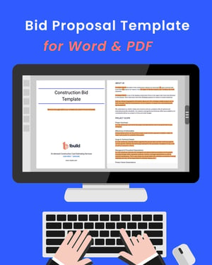 construction bid proposal template - ms word and pdf